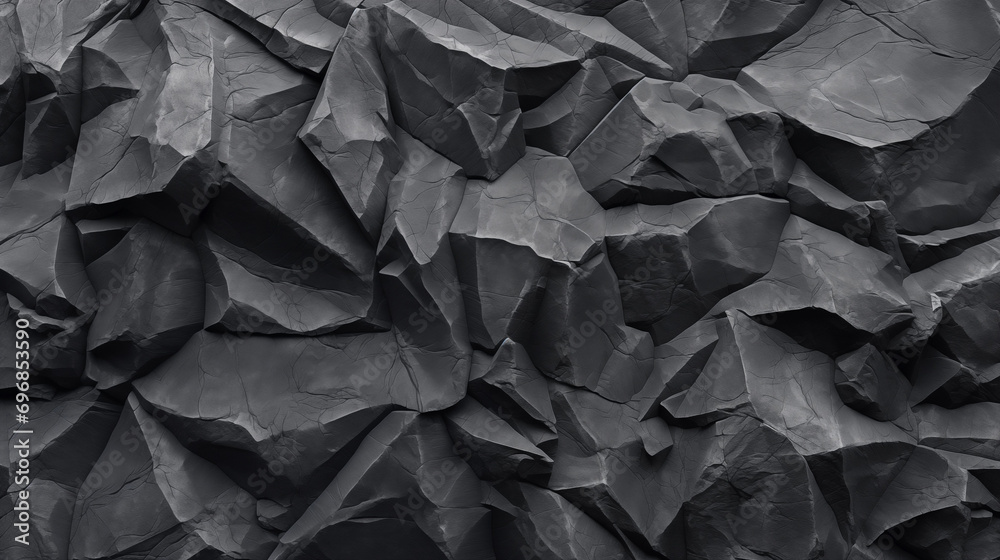Textura de rochas pretas com relevos irregulares - Papel de parede