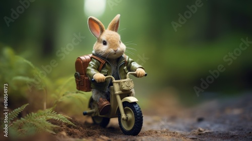 Bunny's Mini Road trip on bike photo