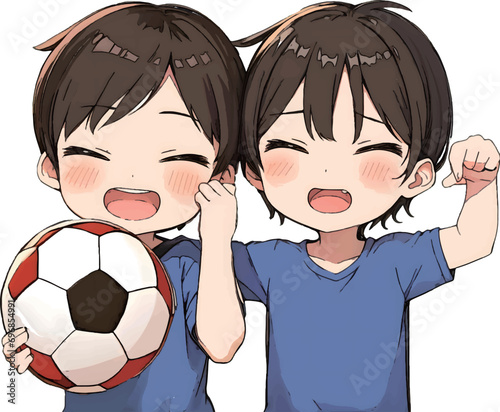 サッカー少年達