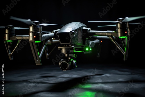 Capturing Images In Darkness: Drone Enhanced With Night Vision Technology
