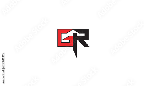 GR, RG , G , R, Abstract Letters Logo Monogram 