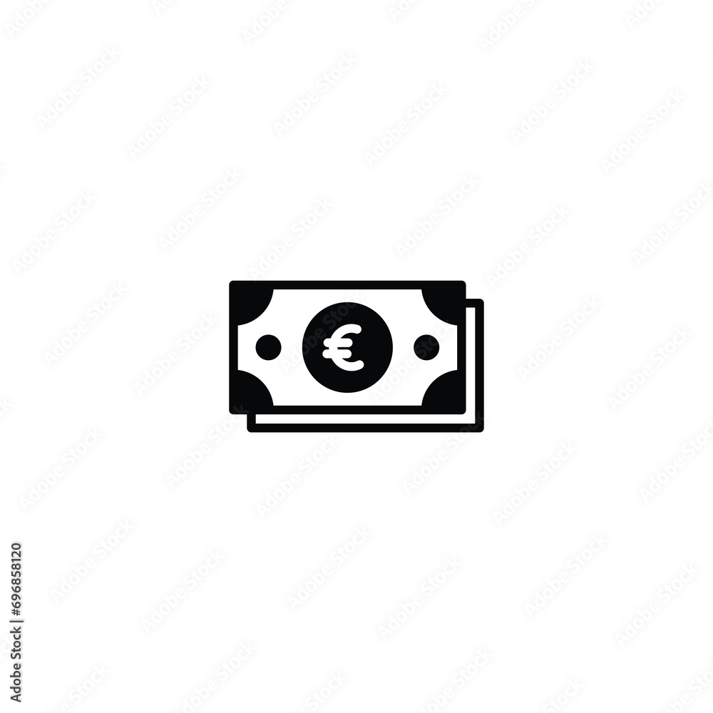 Money euro icon, money symbol vector for web site Computer and mobile app Money euro icon, money symbol vector for web site Computer and mobile app