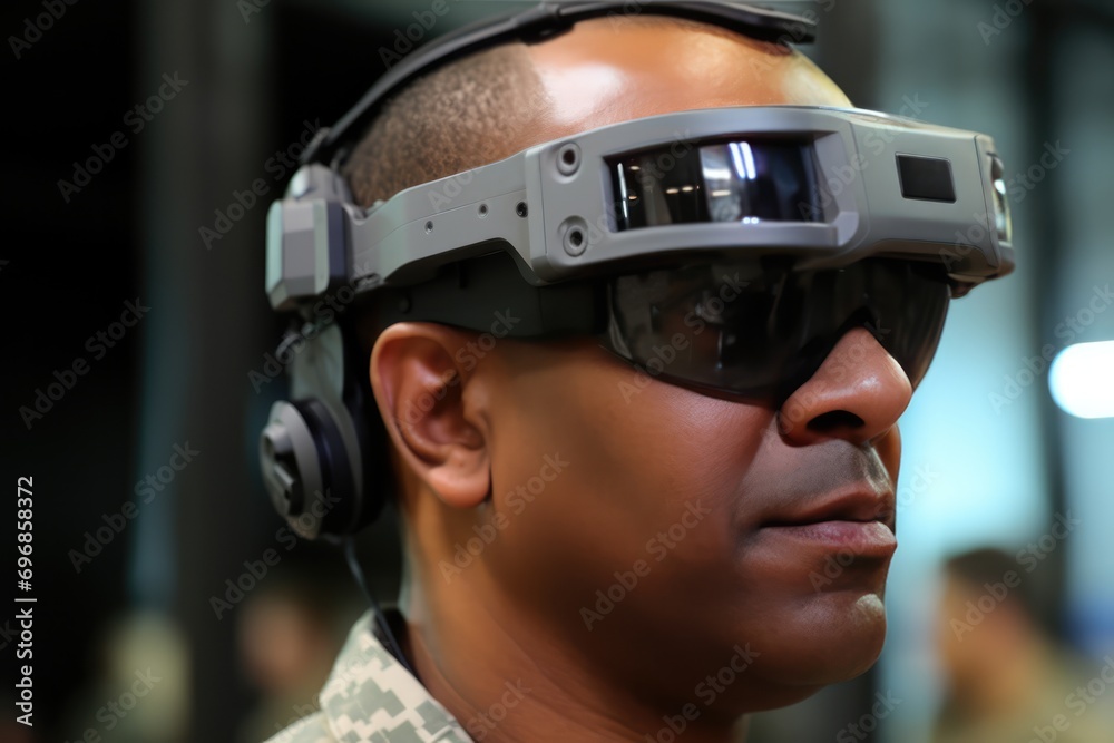 Soldiers Equipped With Ar Glasses For Realtime Battlefield Information Soldiers Equipped With Ar Glasses For Realtime Battlefield Information
