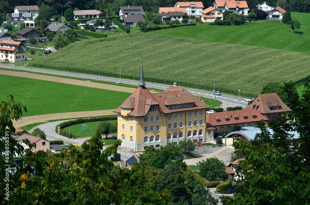 Gruyeres, cantón de Friburgo, Suiza