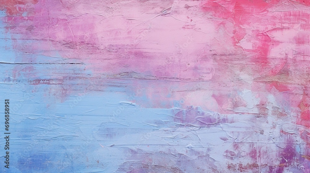 Grungy purple blue and pink texture dry paint for background