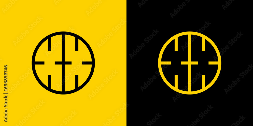 Simple XX Letter Circle Logo Set, suitable for business with XX initial Simple XX Letter Circle Logo Set, suitable for business with XX initial