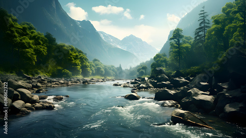 Riverside Background for Your PowerPoint Presentations