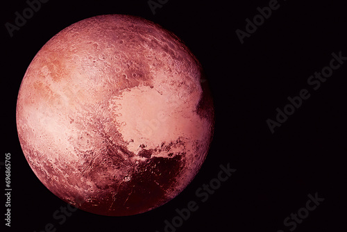 Fototapeta Naklejka Na Ścianę i Meble -  Planet Pluto. Elements of this image furnished by NASA