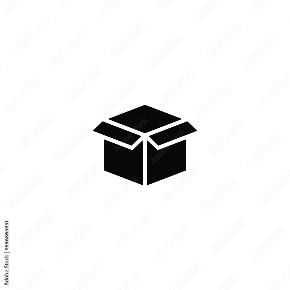 Box icon vector for web site Computer and mobile app Box icon vector for web site Computer and mobile app
