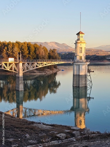 Cubillas reservoir in the province of Granada photo