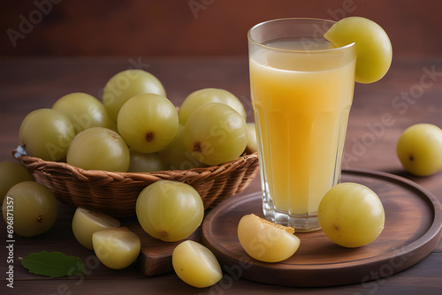 amla fruits and juice
