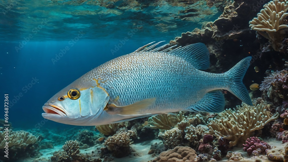 Fototapeta premium Fish and Creatures in the Ocean and Sea