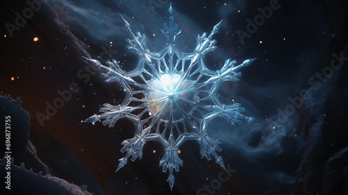 Celestial Symphony a snowflake