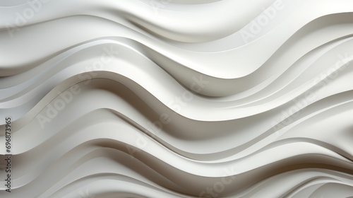 A mesmerizing display of fluid art, where abstract waves dance upon a pristine white canvas, creating a captivating pattern that exudes modern design