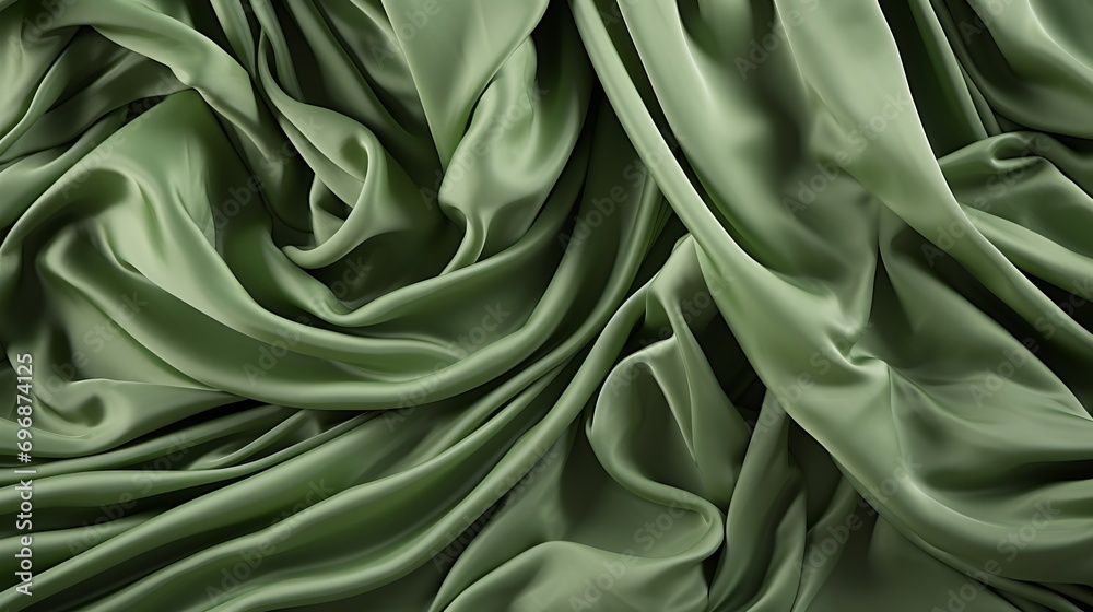 Obraz premium A luxurious silk fabric delicately adorns the surface, its intricate pattern evoking a sense of elegance and grace in the world of fashion
