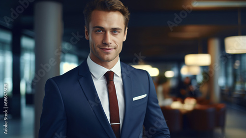 A well-dressed man confidently poses for a picture. This image can be used to portray professionalism and success in various contexts.