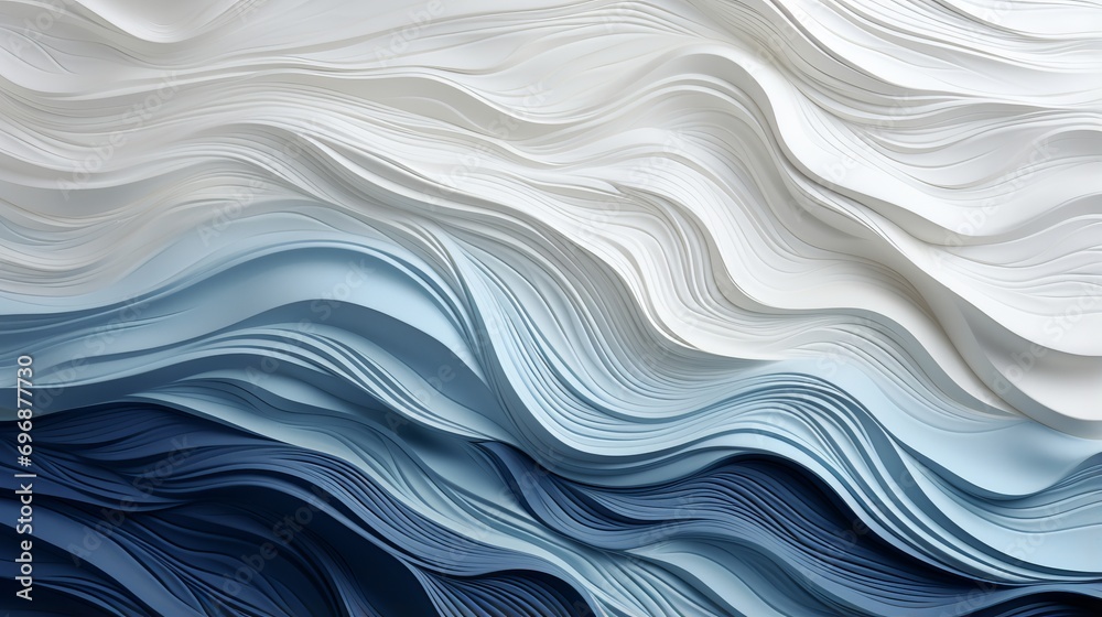 Mesmerizing brushstrokes of abstract blue and white swirl together, creating a fluid and captivating painting that embodies the essence of modern art Mesmerizing brushstrokes of abstract blue and white swirl together, creating a fluid and captivating painting that embodies the essence of modern art