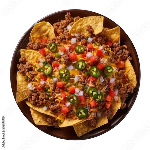 Spicy Mexican Nachos Plate