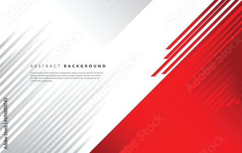 red and white modern abstract background design