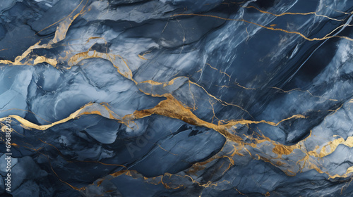 polished blue colored marble texture, black marble background marble texture.