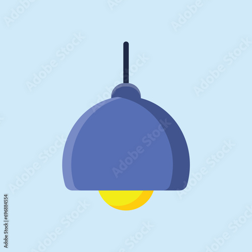 Ceiling lamp icon. Subtable to place on light, interior, etc.	
