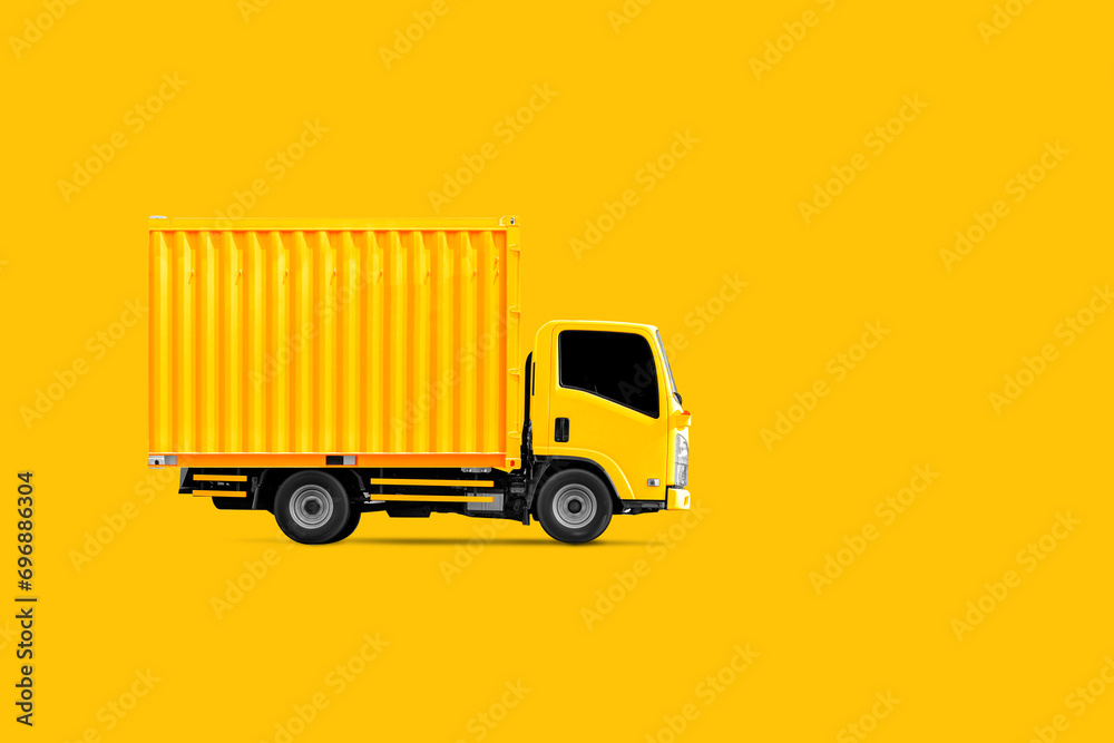 truck delivery on isolate background truck delivery on isolate background