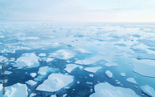 Unveiled  Background Photo of Glacier Thaw in Stock Imagery