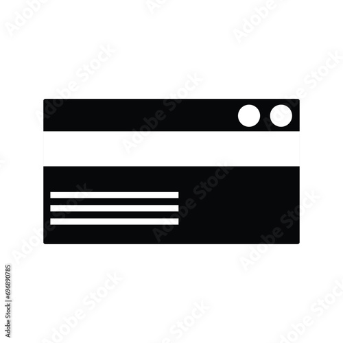 Direct debit outline vector icon flat vector simple element illustration from editable payment concept isolated on white background