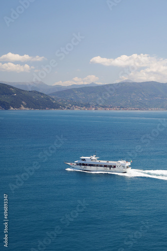 The panorama of seaside in Portofino, Italy © nastyakamysheva