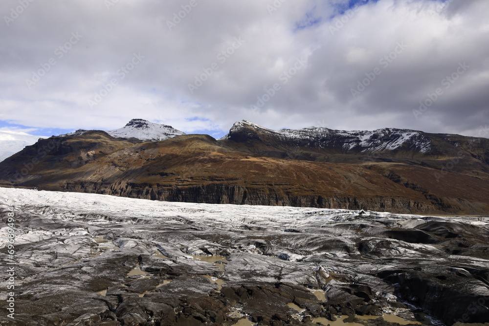Svínafellsjökull is a glacier that forms a glacier tongue of Vatnajökull which is the largest ice sheet in Iceland. It is the second largest glacier in Europe located in south-eastern Iceland 