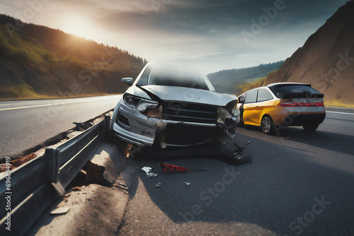 incidente stradale auto incidentale  photo