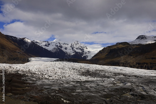 Sv  nafellsj  kull is a glacier that forms a glacier tongue of Vatnaj  kull which is the largest ice sheet in Iceland. It is the second largest glacier in Europe located in south-eastern Iceland 
