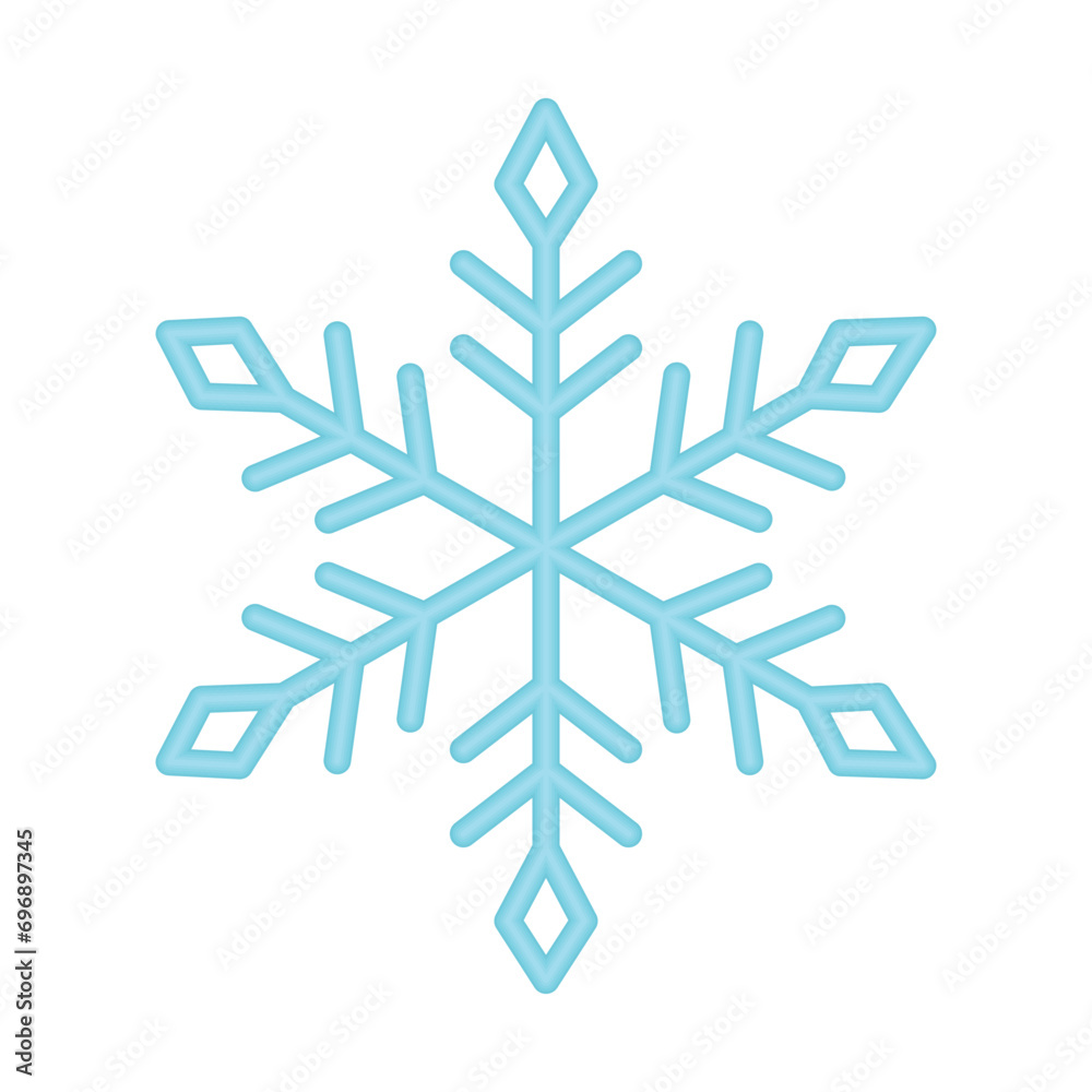 illustration of snowflake illustration of snowflake