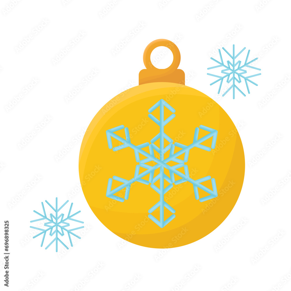 Fototapeta premium christmas ball illustration