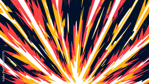 Energetic lightning bolts zigzagging. vektor icon illustation