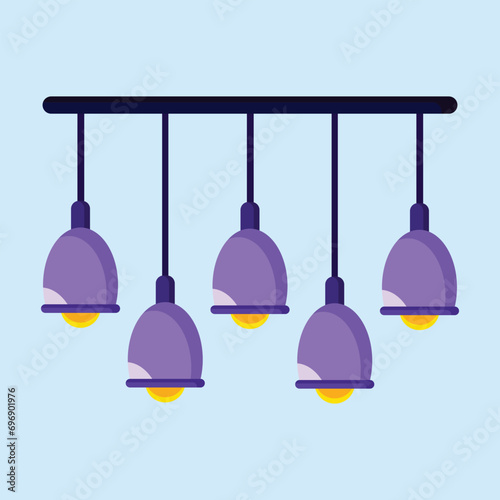 Ceiling lamp icon. Subtable to place on light, interior, etc.	