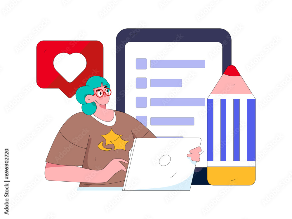 Flat vector illustration of business people operating work scene
Flat vector illustration of business people operating work scene