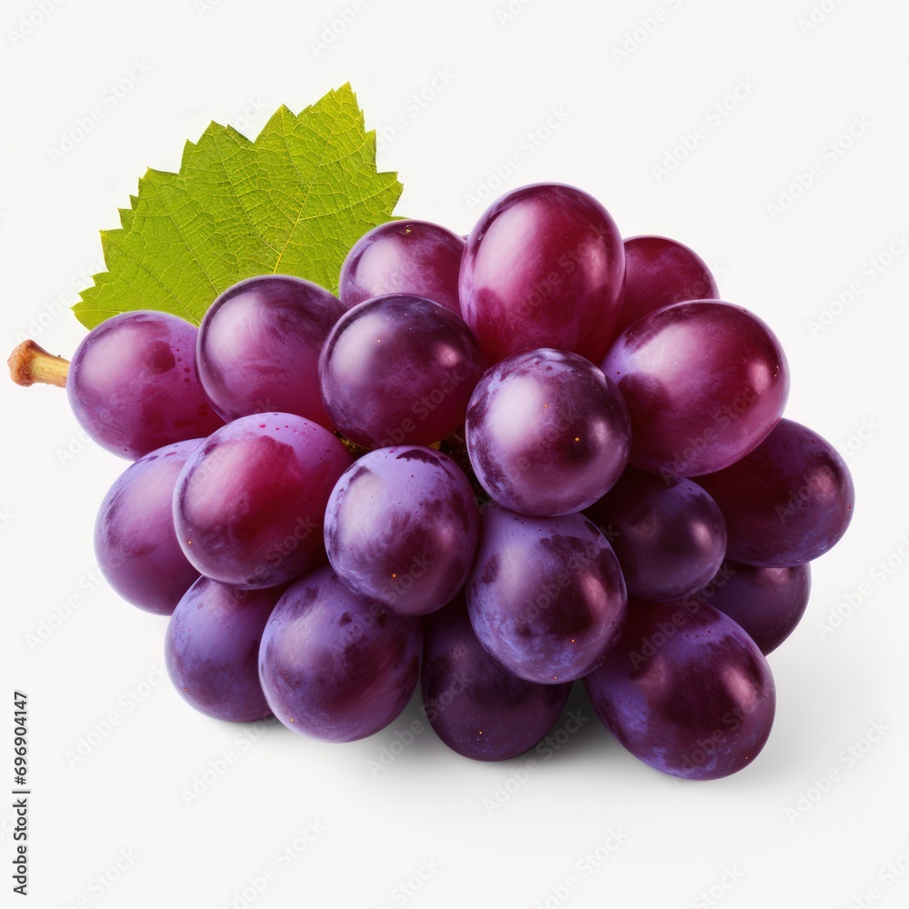 Fototapeta premium Grape fruit on a white background