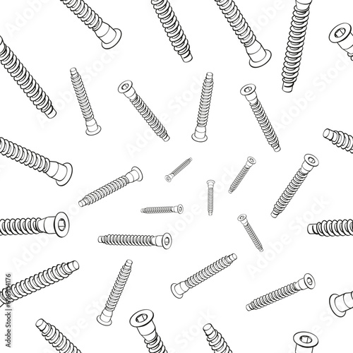 Confirmat screws pattern photo