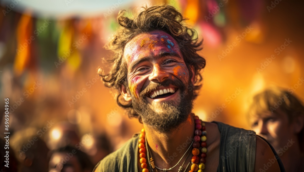 Diversity Delight: Smiling Under the Pride Flag Diversity Delight: Smiling Under the Pride Flag