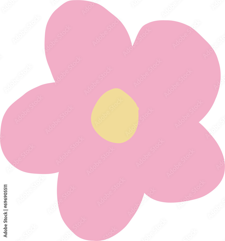 Doodle freehand drawing of flowers. Doodle freehand drawing of flowers.