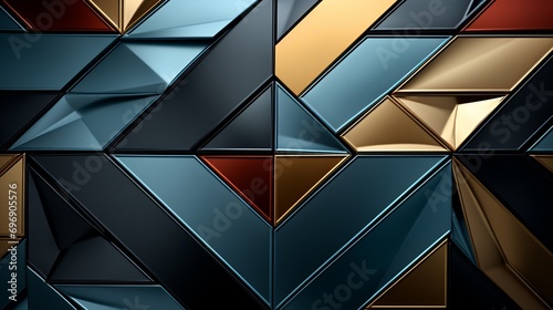 Obraz na płótnie Vibrant bursts of color and intricate symmetry dance across the abstract design, captured in a mesmerizing image of a wall w salonie