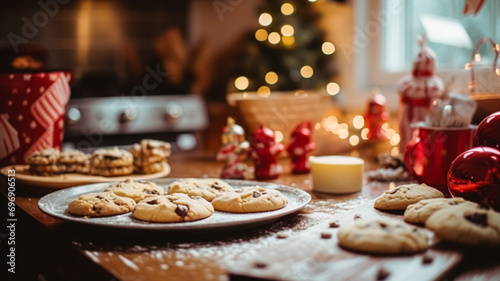 Christmas baking, holidays recipe and home cooking, holiday bakes, ingredients and preparation in English country cottage kitchen, homemade food and cookbook