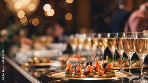Christmas holidays and New Year celebration, dinner table and guests at a luxury English styled restaurant or hotel, Christmas tree decoration, holiday party and event invitation