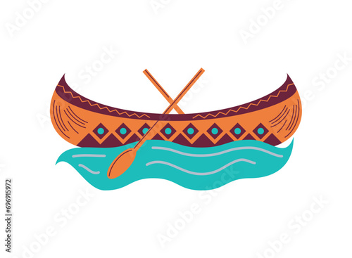 native american canoe
