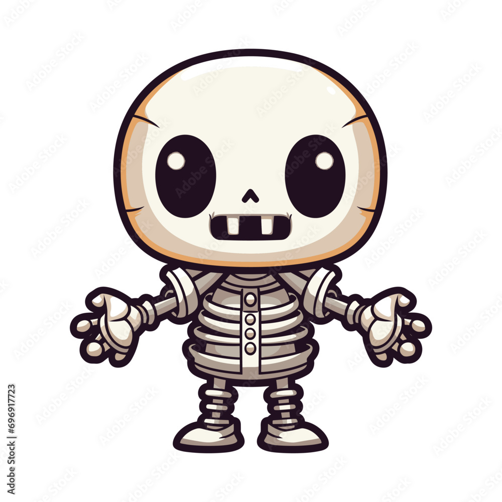 Simple illustration of skeleton Simple illustration of skeleton