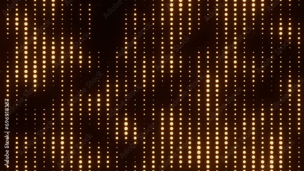 Abstract pixelated dotted blinking yellow lights. Loopable animation Abstract pixelated dotted blinking yellow lights. Loopable animation