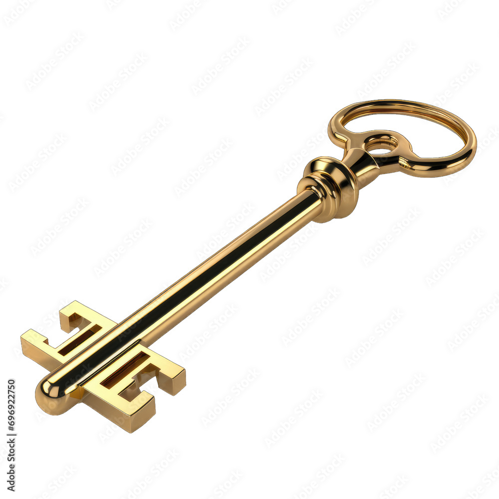 3d golden key isolated on transparent and white background. Png transparent 3d golden key isolated on transparent and white background. Png transparent