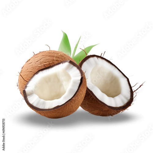 coconut isolated on Transparent background