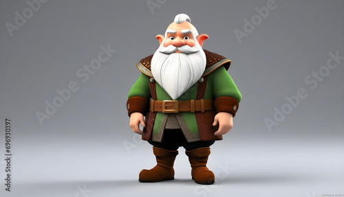 3d dwarf smith-game cartoon (ID: 696930397)